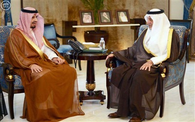 سمو أمير مكة المكرمة يستقبل الرئيس الفخري لمجلس إدارة الجمعيات التعاونية وأعضاء مجلس الإدارة